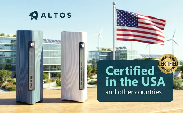 ALTOS · Портативный детектор углекислого газа (CO2) · 05