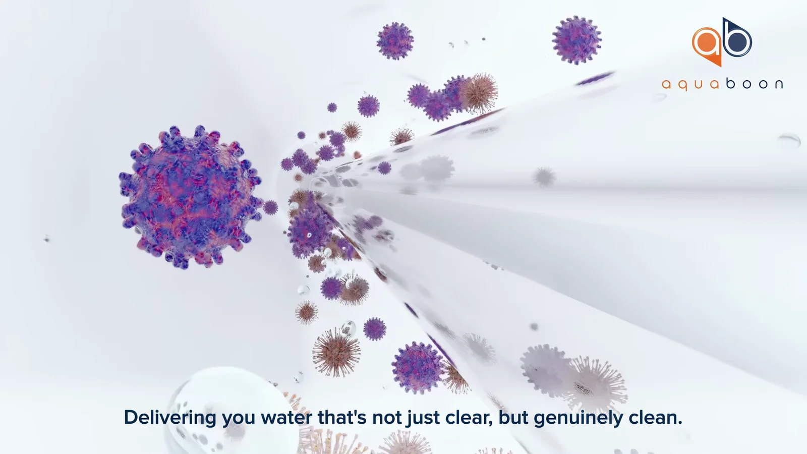aquaboon · Фильтр для воды UV — кадр из ролика