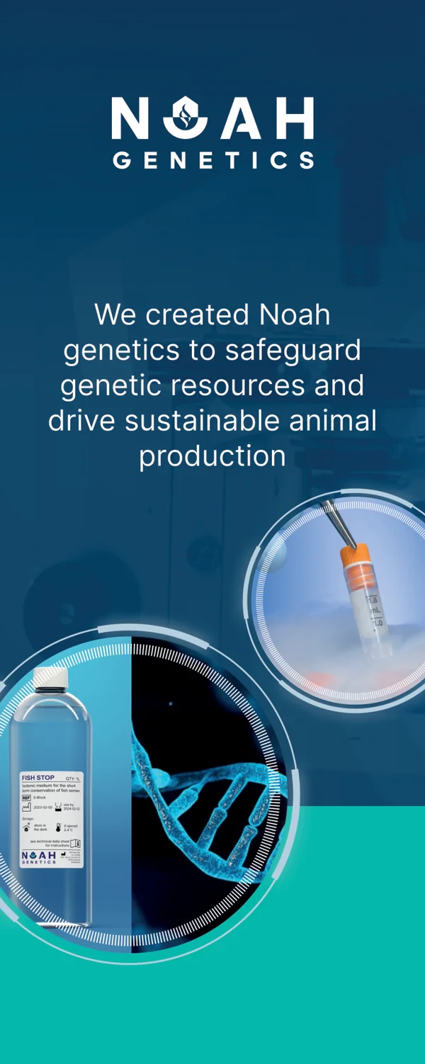 Баннер для выставочного стенда бренда NOAH Genetics · 01