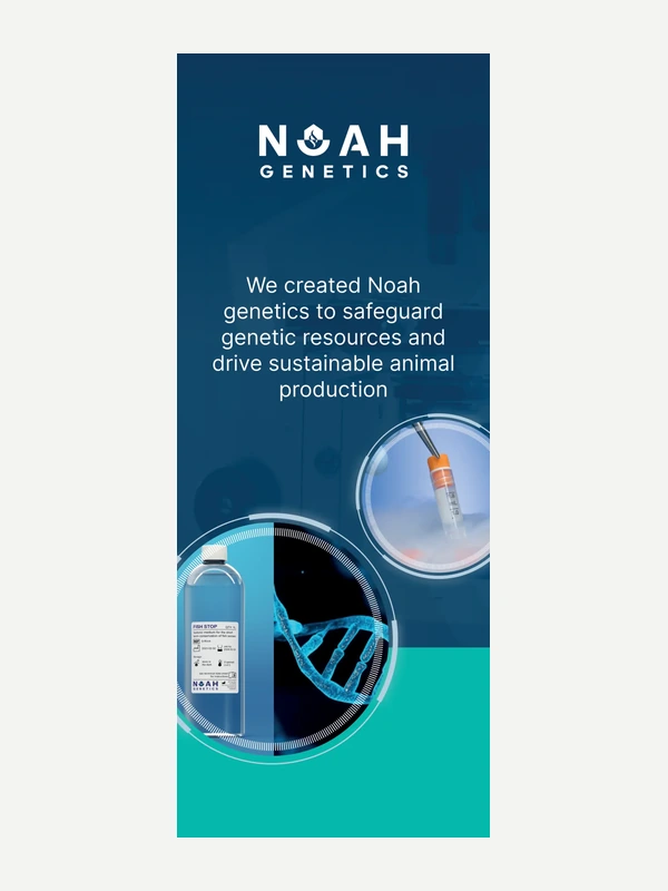 Баннер для выставочного стенда бренда NOAH Genetics