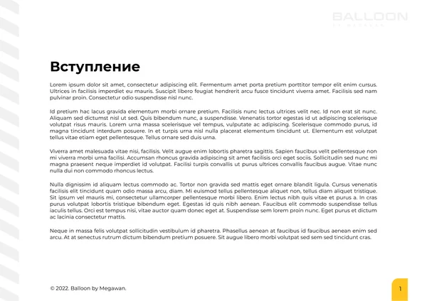 Брендбук для бренда BALLOON · 03