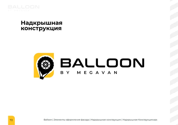 Брендбук для бренда BALLOON · 74