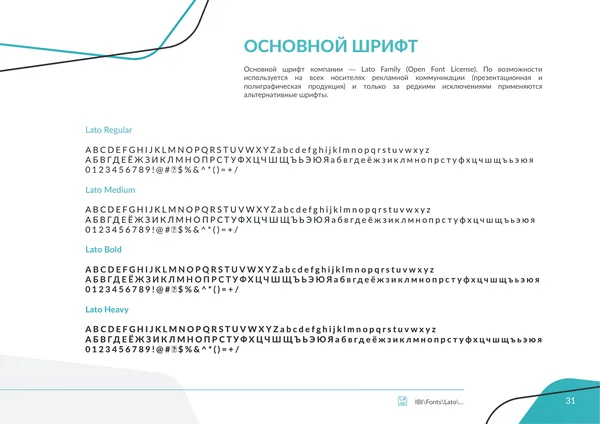 Брендбук для Института базальной имплантации · 33