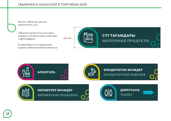 Брендбук для Центрального торгового офиса · 60