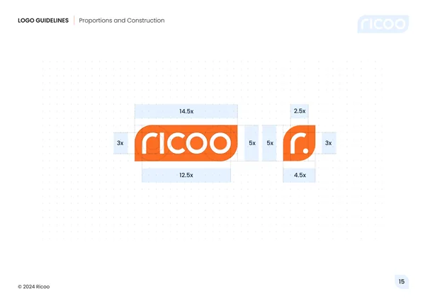 Брендбук для бренда ricoo · 17