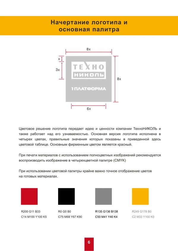 Брендбук для ТехноНИКОЛЬ · 06
