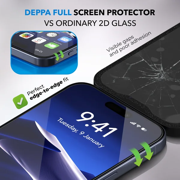 deppa · Защитное стекло для iPhone · 09