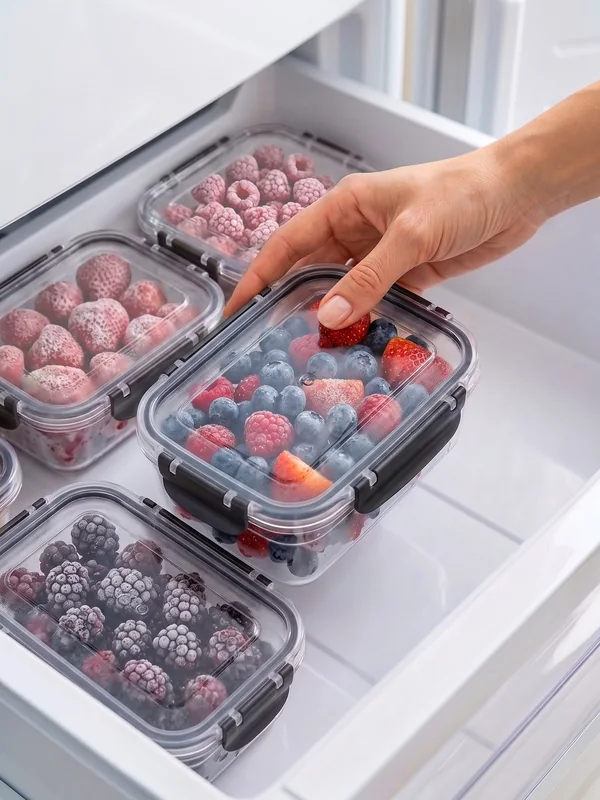 Стеклянные герметичные контейнеры для продуктов · 04