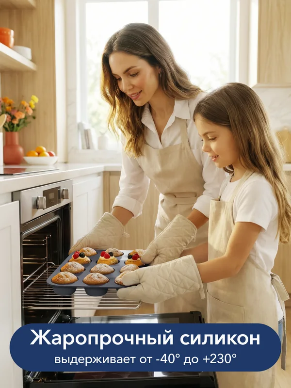 good&good · Силиконовая форма для маффинов · 06