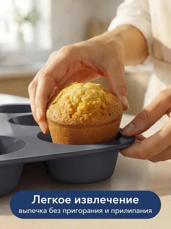 good&good · Силиконовая форма для маффинов · 07