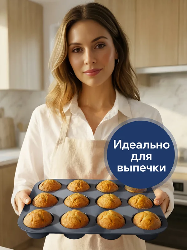good&good · Силиконовая форма для маффинов · 10