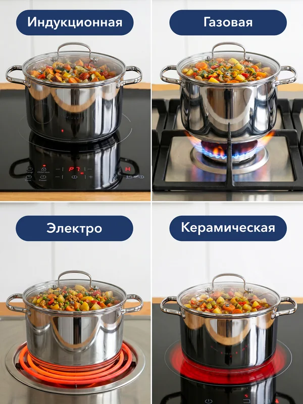 Good&Good · набор посуды из нержавеющей стали · 03