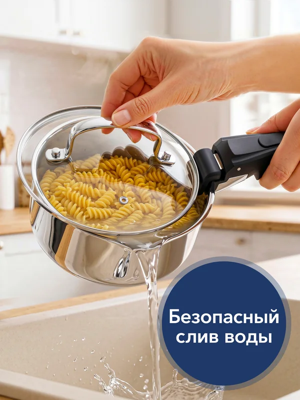 Good&Good · набор посуды из нержавеющей стали · 09