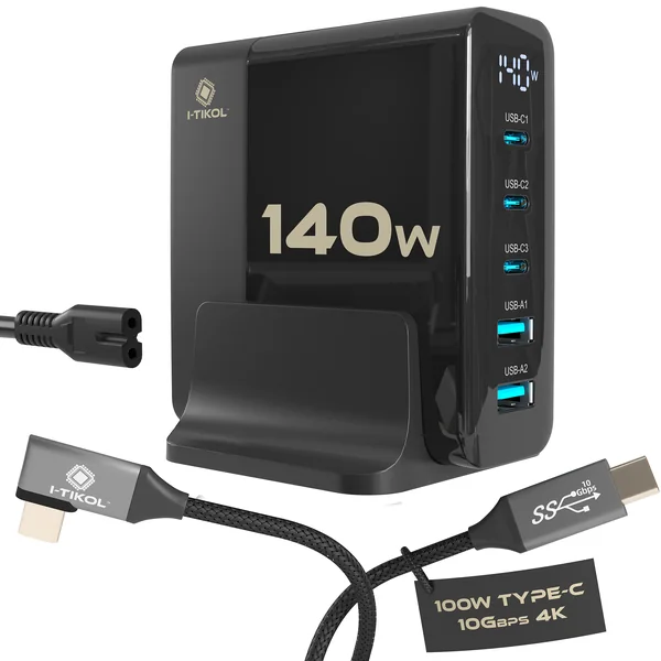 I-TIKOL · Зарядная станция GaN 140W