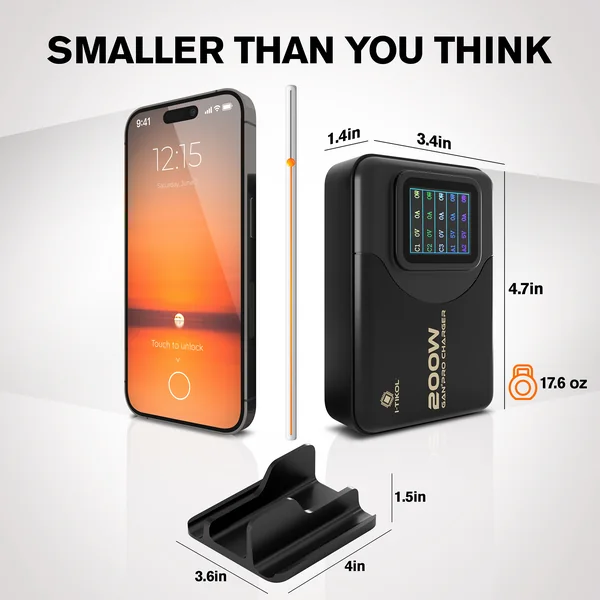 I-TIKOL · Зарядная станция GaN 200W · 09