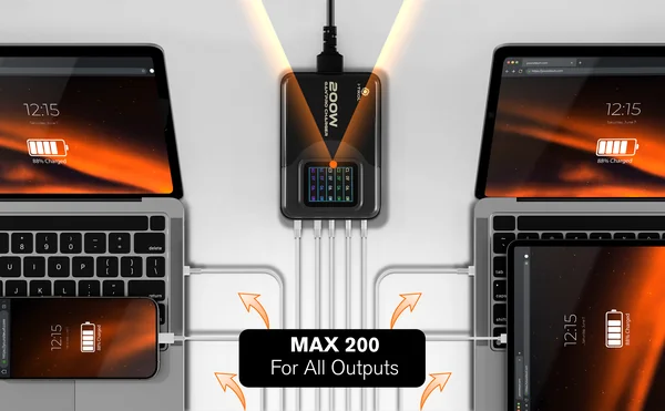 I-TIKOL · Зарядная станция GaN 200W · 04