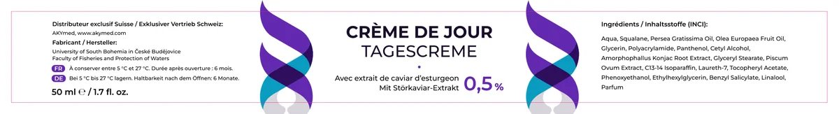 Этикетка для дневного и ночного крема AXILIR · 03
