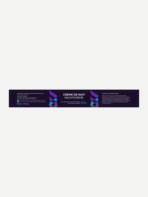 Этикетка для дневного и ночного крема AXILIR