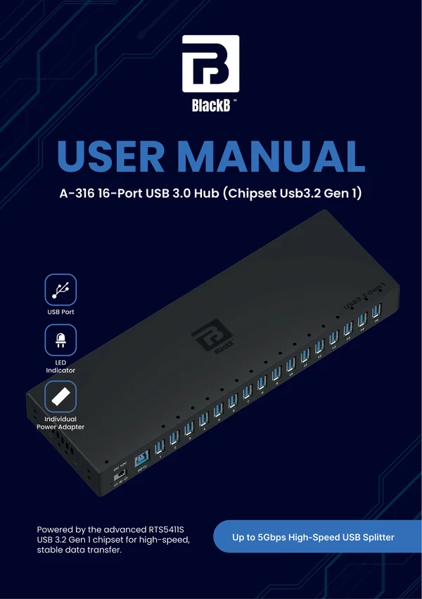 Мануал для зарядного устройства BlackB · 01